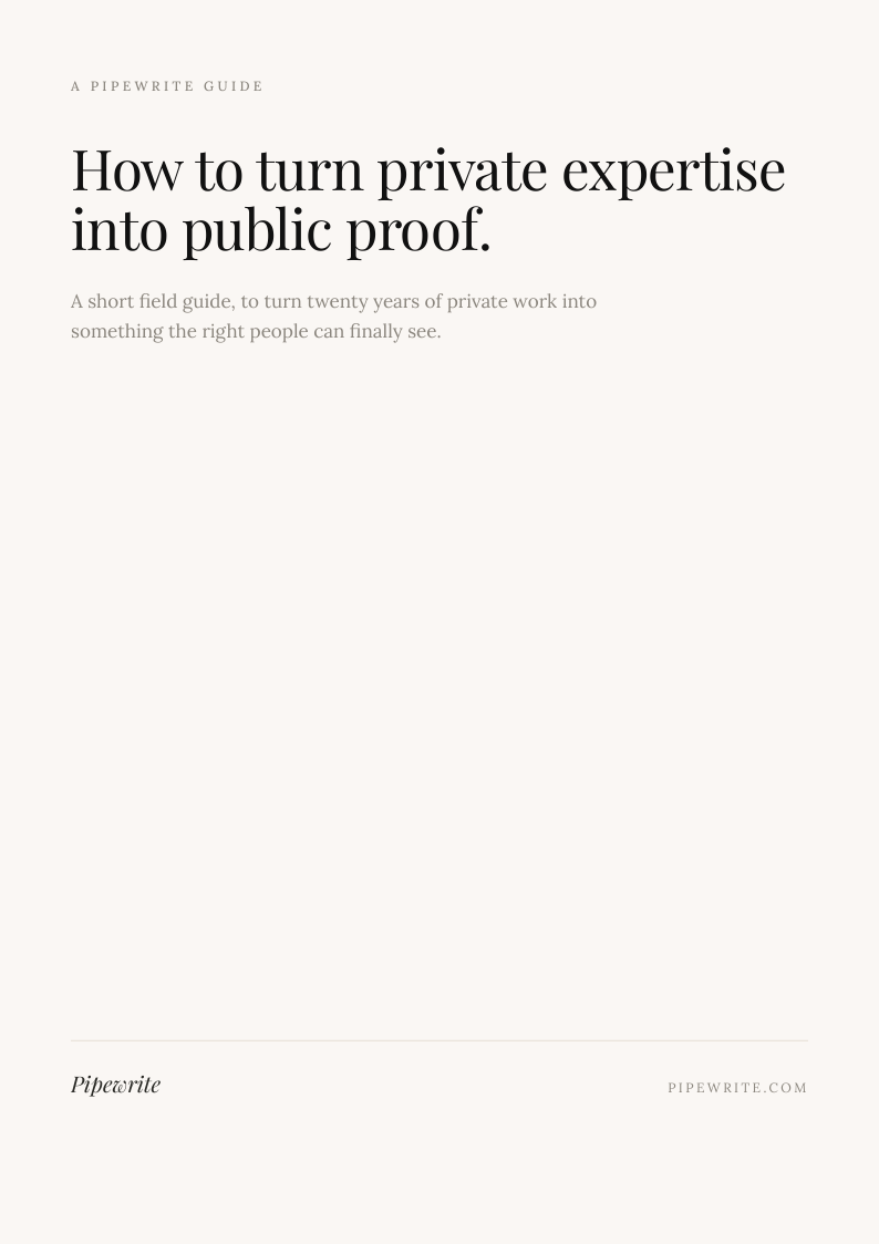 How to turn private expertise into public proof